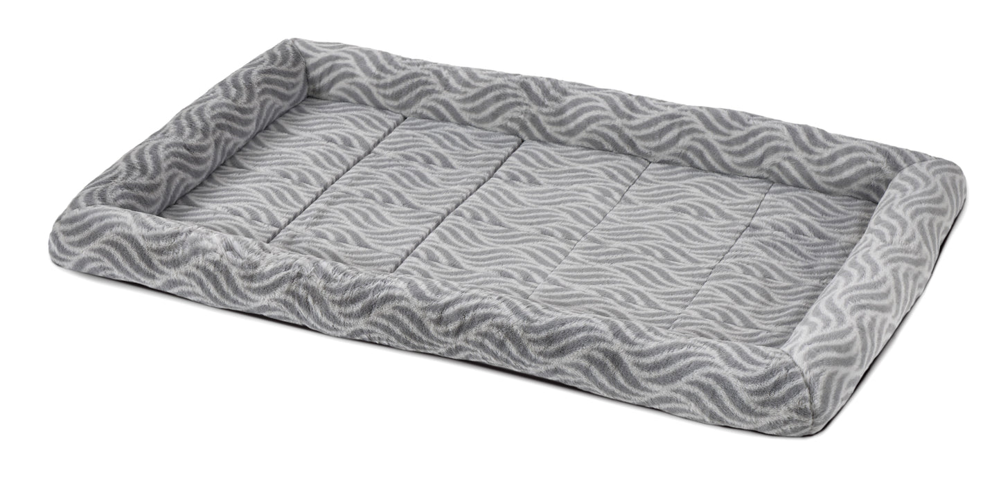 48Inch Gray Wave Pet Bed for Large Dog/Cat with Slip Resist Bottom