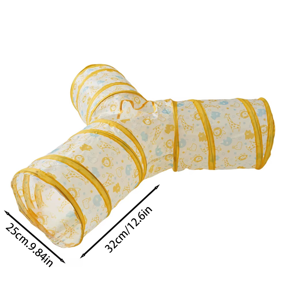 Cat Tunnel Tube Foldable Cat Toys Kitty Training Interactive Fun Toy Tunnel Bored for Puppy Kitten Pet Supplies Cat Accessories