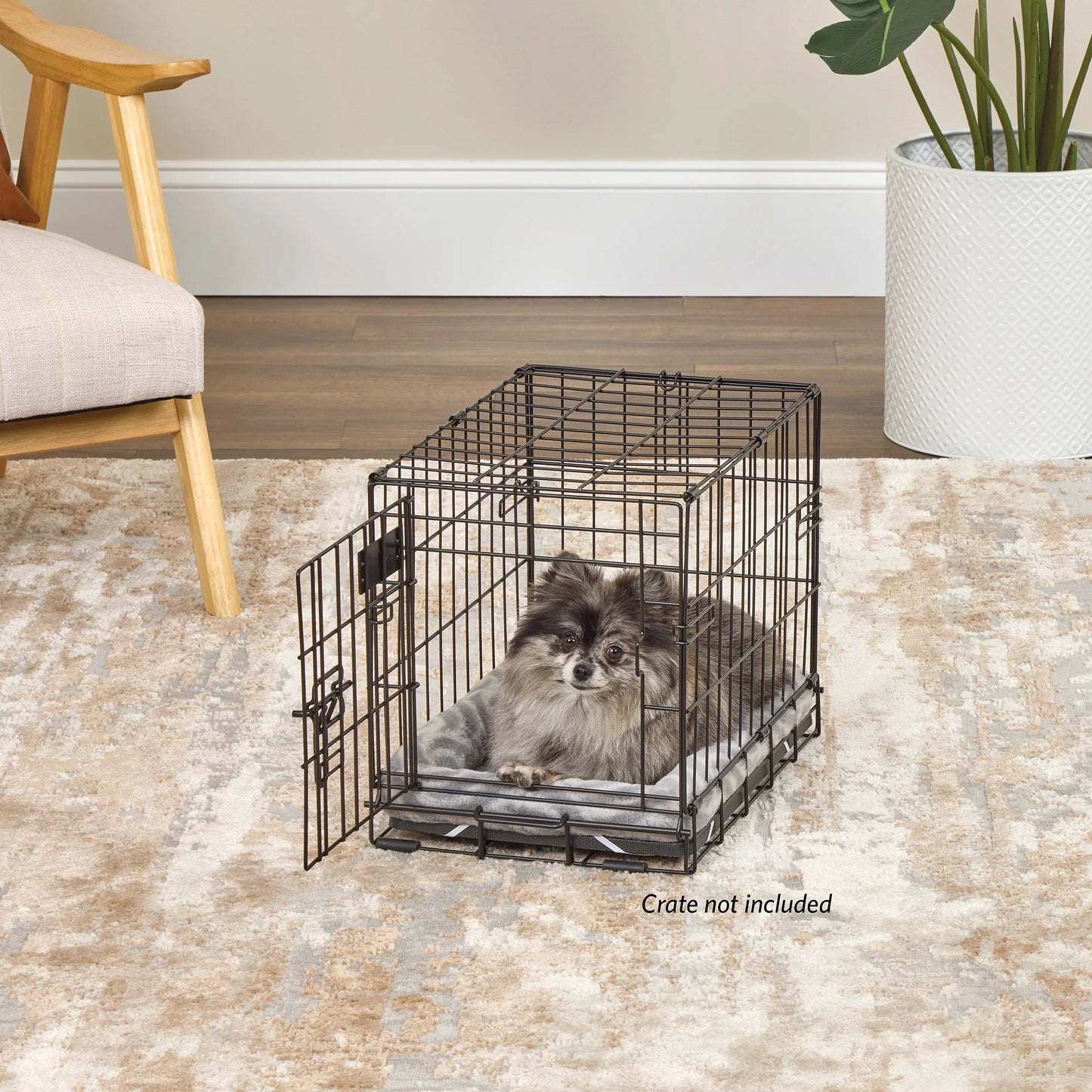 18Inch Gray Wave Pet Bed for Small Dog/Cat, 40218-WVGY