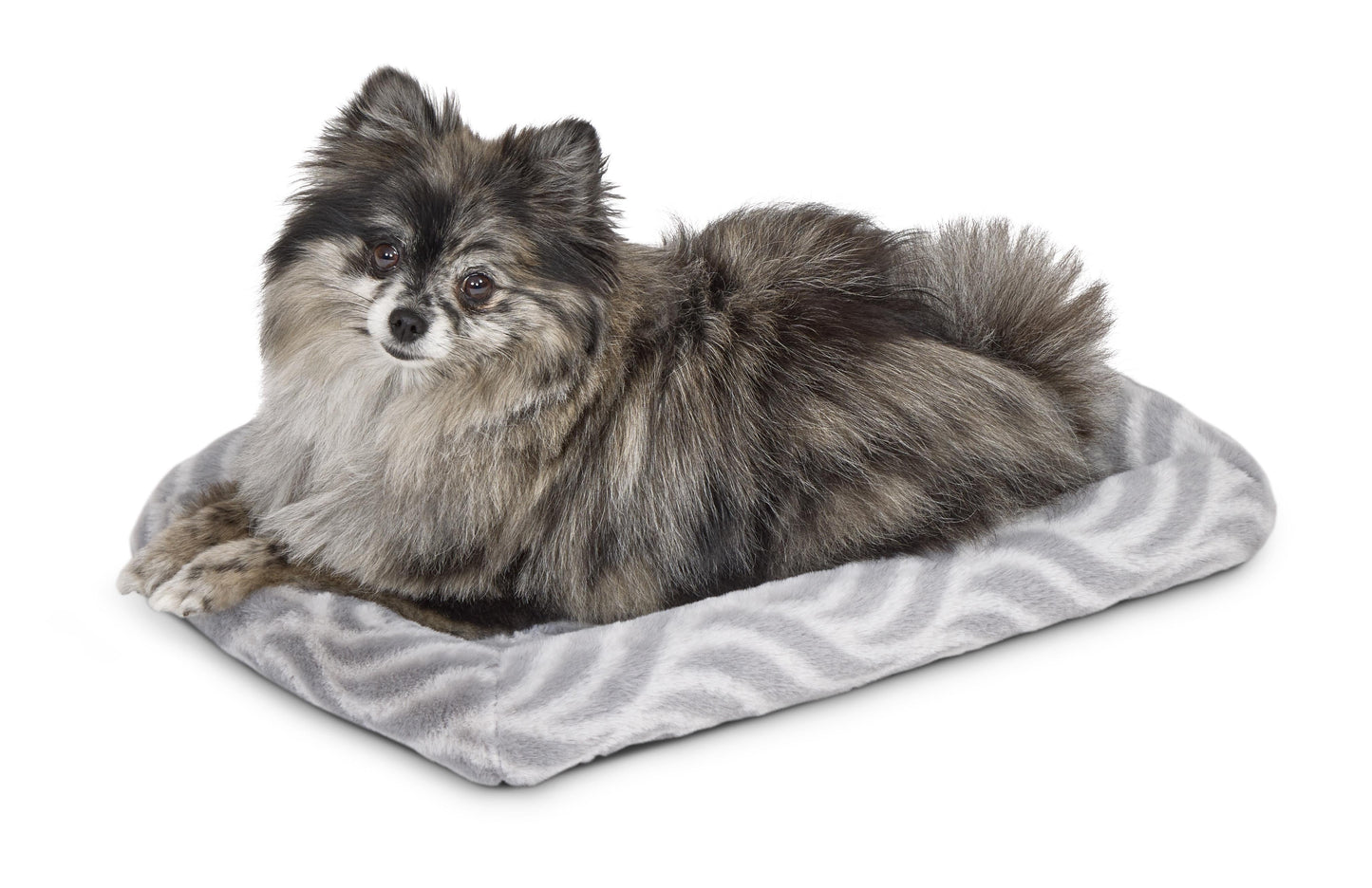18Inch Gray Wave Pet Bed for Small Dog/Cat, 40218-WVGY