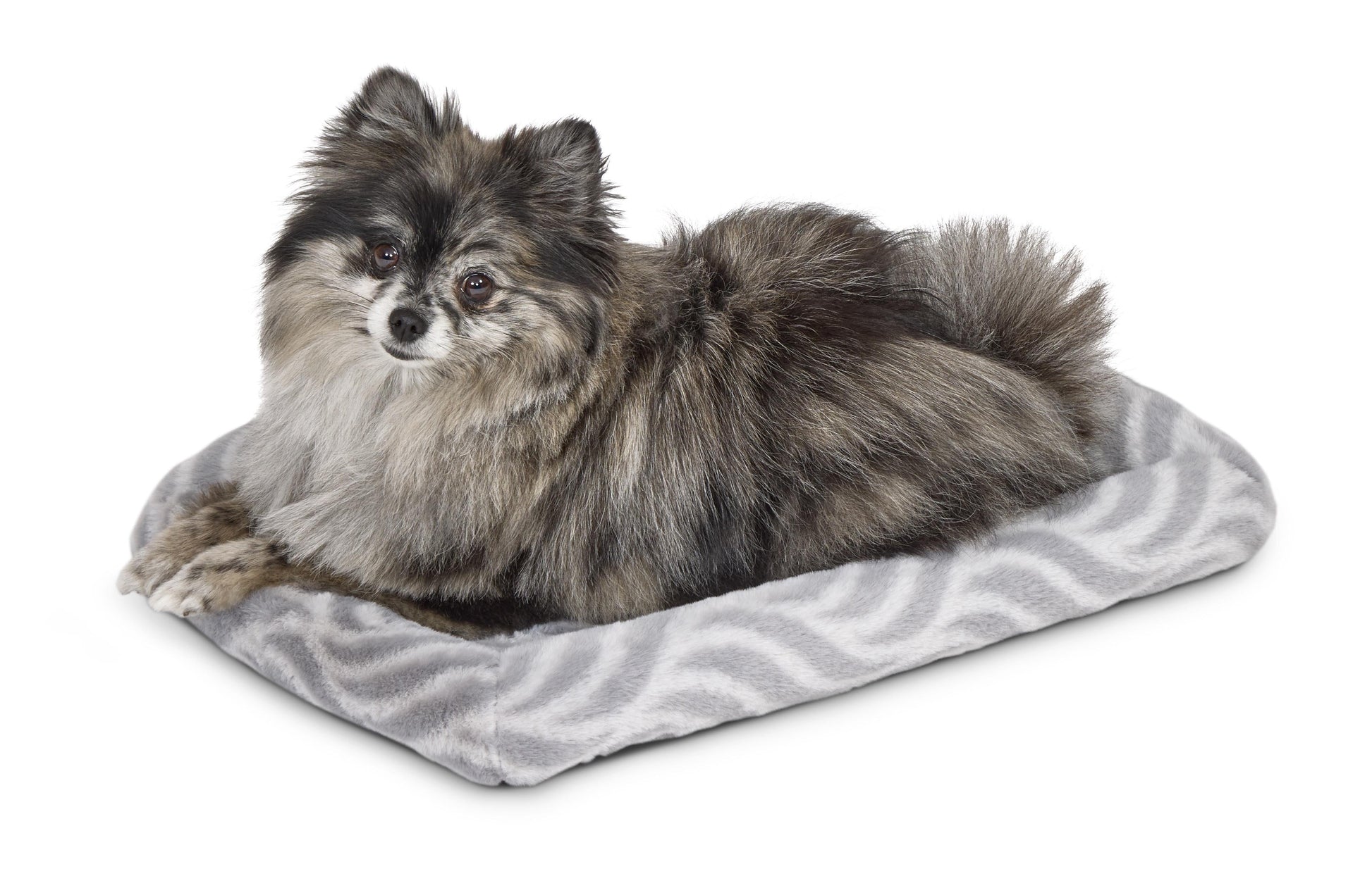 18Inch Gray Wave Pet Bed for Small Dog/Cat, 40218-WVGY